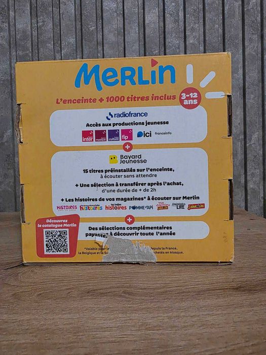 Интерактивна играчка Merlin Аудио кутия разказвач на френски език