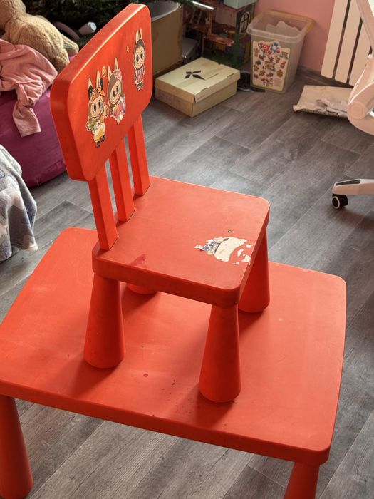 Детский столик и стул Ikea
