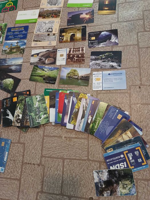 Colecție/set 100 cartele telefonice vechi anii 2000/Peste20 aniVintage