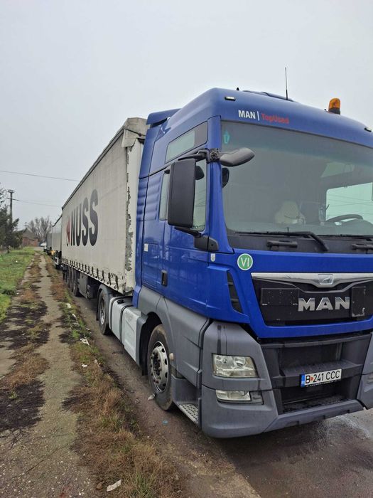 Ansamblu cap tractor si semiremorca prelata , ocazie deosebita