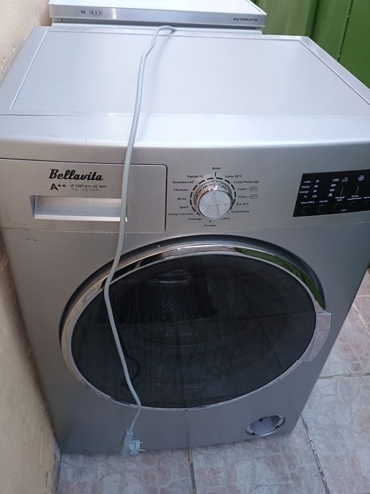 Mașină de spălat rufe 7 kg  argintie