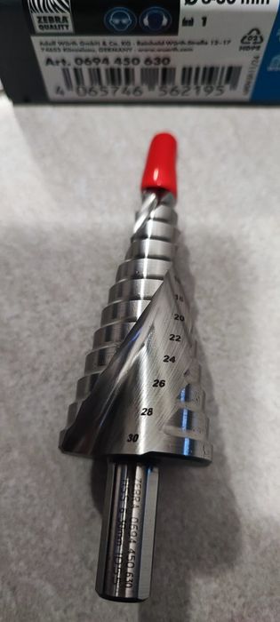 Burghiu con profesional wurth zebra  6 30 mm