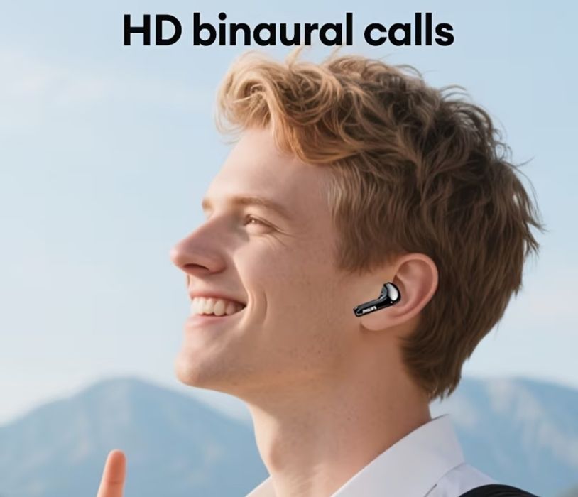 Philips безжични слушалки 360°стерео звук 21h батерия три цвята Нови