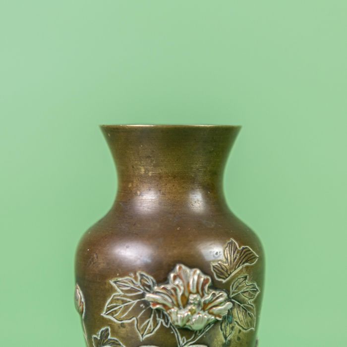 Парные вазочки «Цветы и птицы»