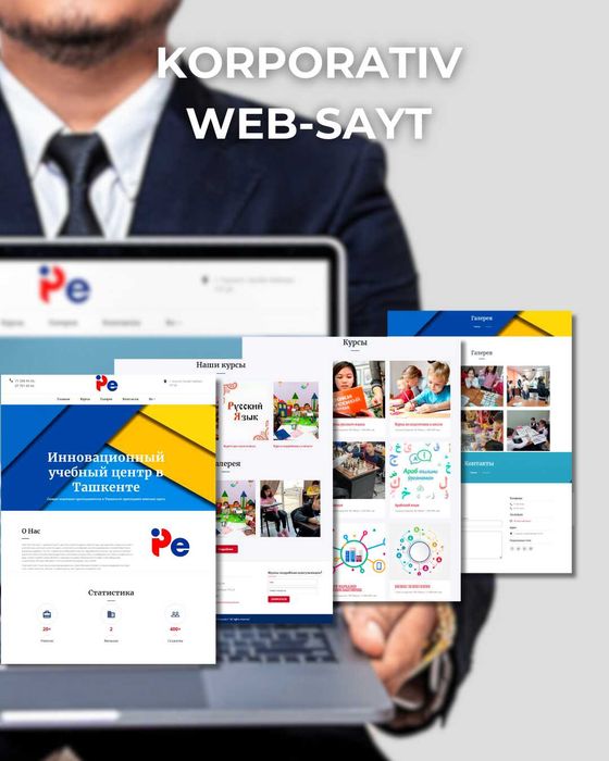 Sayt, internet do'kon, telegram bot yasash xizmatlari