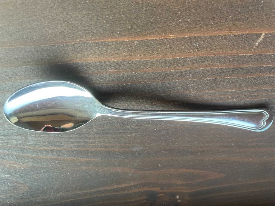 Посребрен комплект от 6 лъжички за хранене