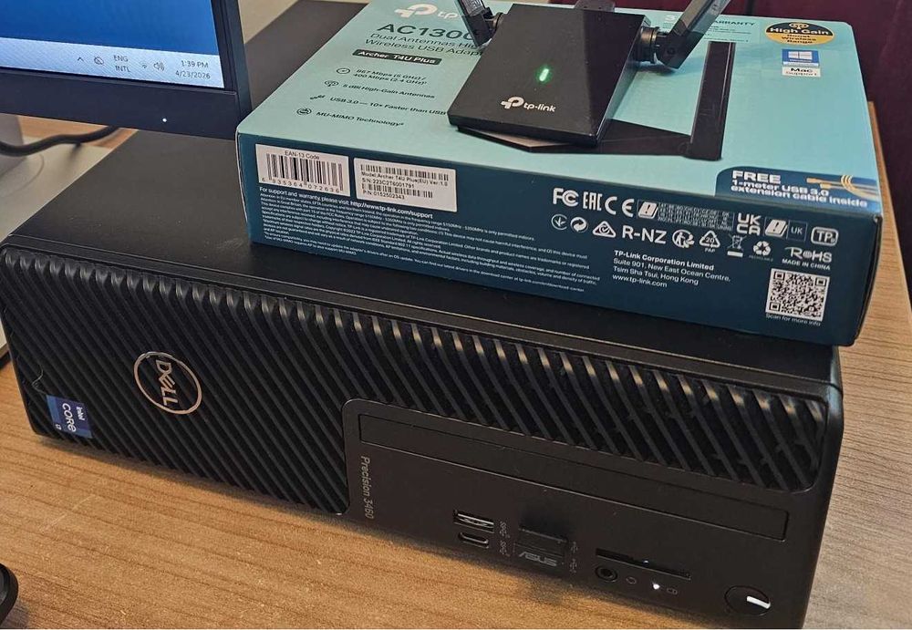 Sistem Dell Precision 3460 i7-13700 + monitor HP 23” + periferice – CA NOU (sau separat)
