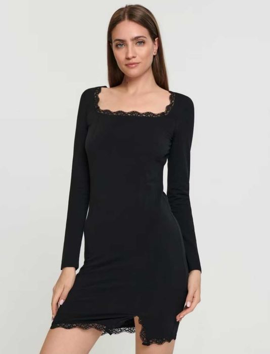 Оранжева рокля / Цикламена къса рокля/ Дънкова рокля / Рокля от лиосел