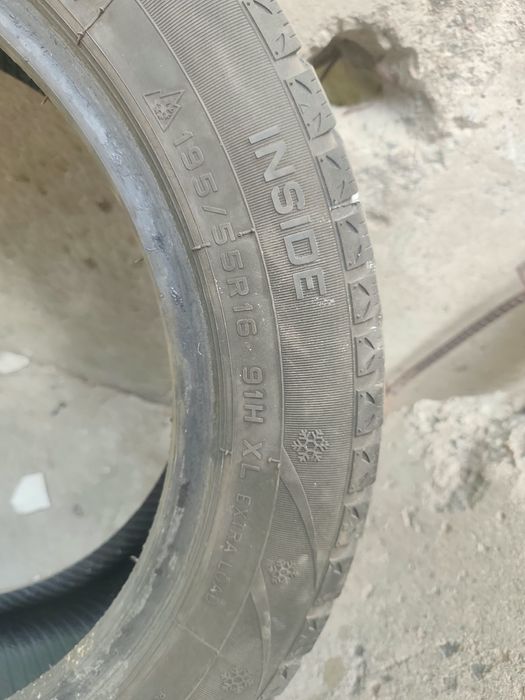 Зимние шины бу 195/55/R16
