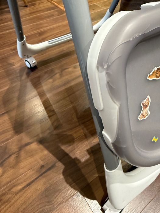 Столче за хранене Moni Bueno сив