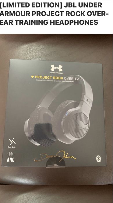 Casti profesionale de antrenament JBL Under Armour project rock