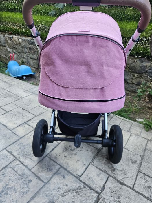 Cybex Balios S Lux детска количка розов цвят magnolia pink