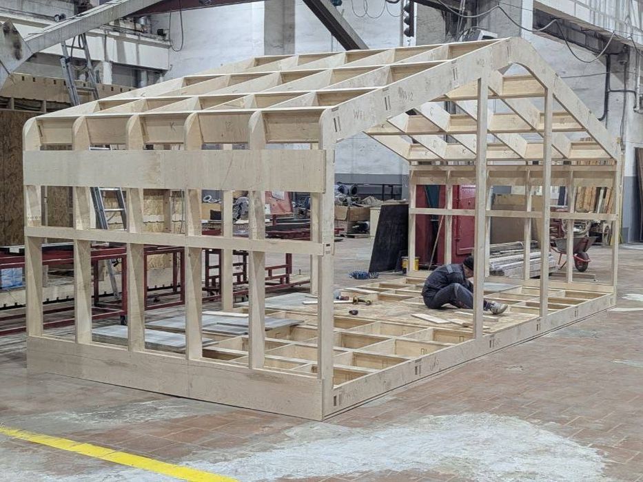 Изготовим каркасный одельно стояшие дома