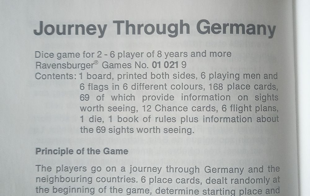 Joc educativ Ravensburger "Deutschlandreise"