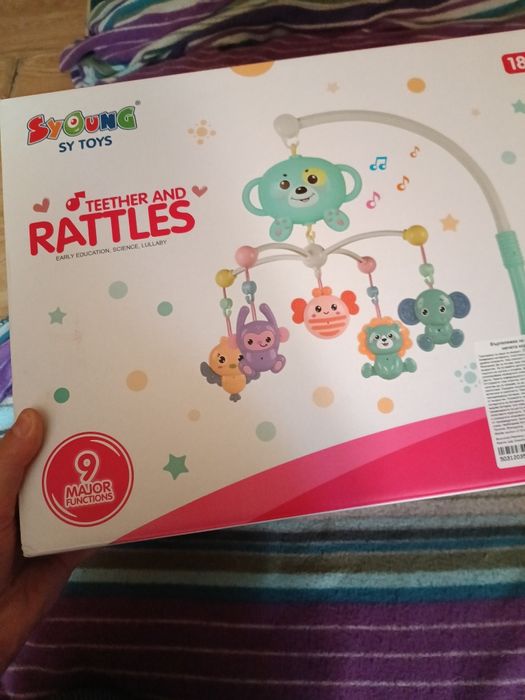 Продавам бебешка въртележка използвана малко като нова