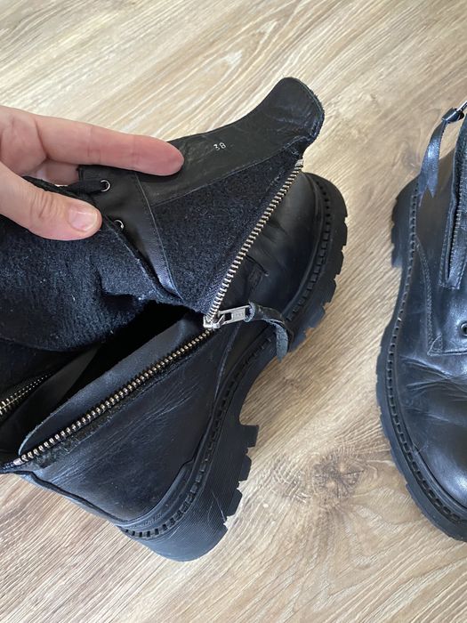 Дамски кубинки естествена кожа