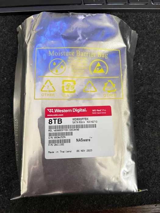 HDD NAS WD PRO 8TB WD8005FFBX (in garantie)