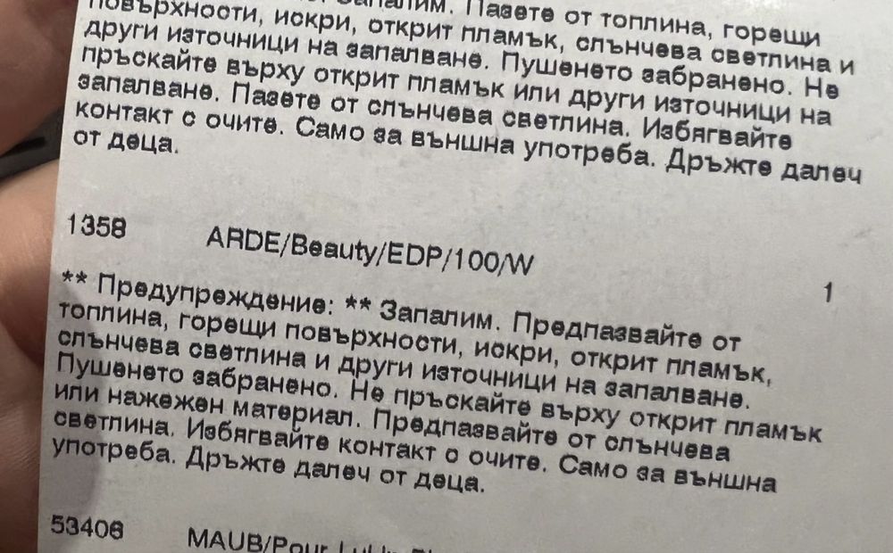 Нов парфюм/Eau de Parfum