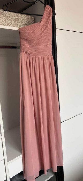 Официална рокля пепел от рози - размер С / S