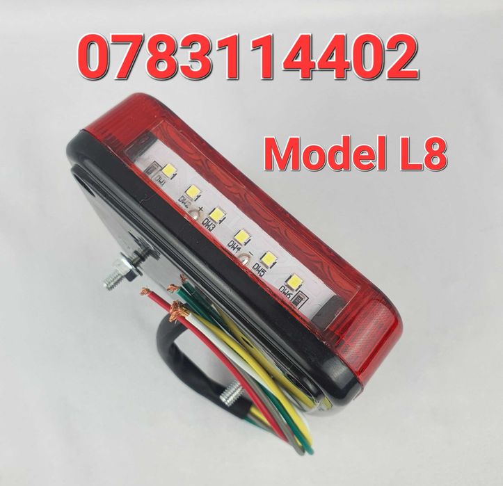 Lampi LED Remorca Cu lampa pt numar-Stopuri-Triple Trailer Peridoc- L8