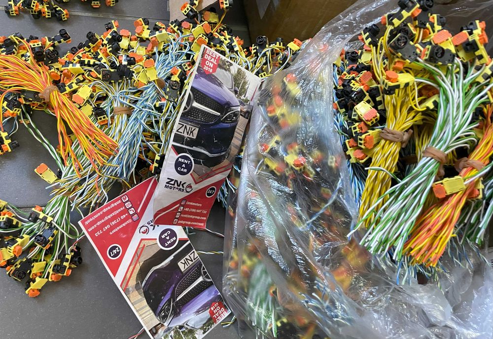 cablu mufa contector airbag 2 3 fire volan pasager genunchi cortina