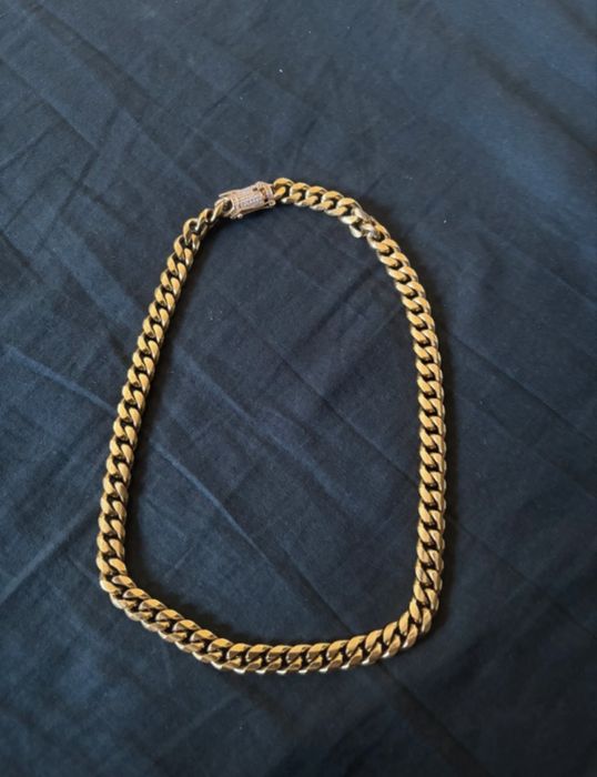 vand lant placat cu aur de 14k