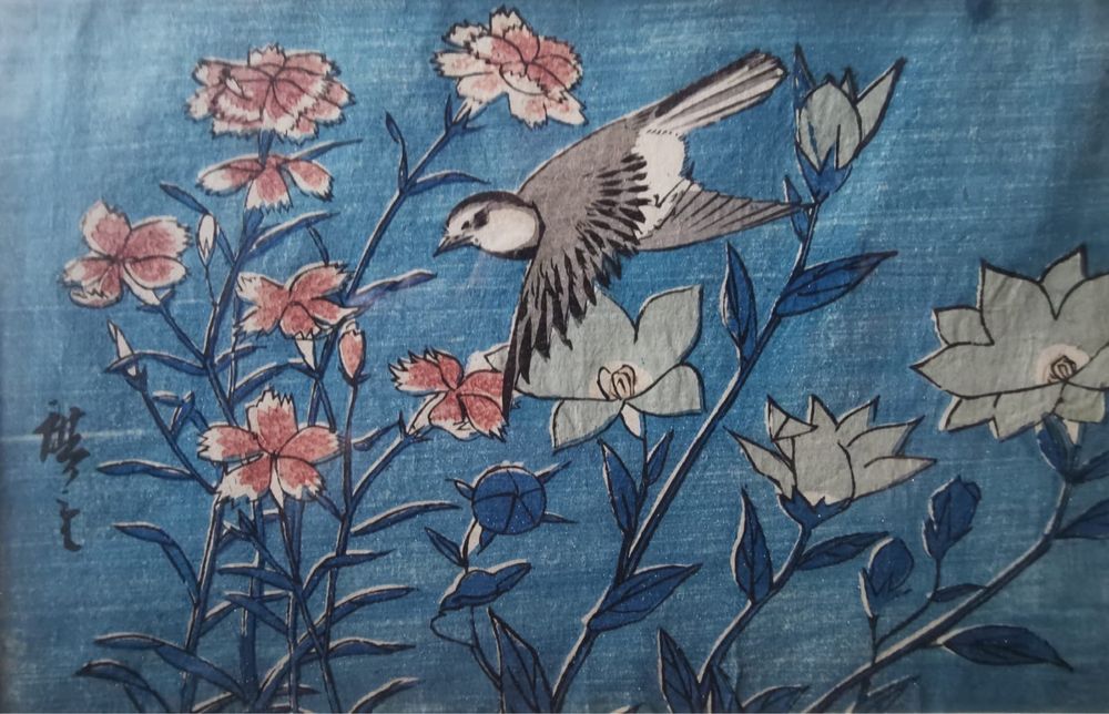 Антикварна картина авторска номерирана лимитирана подписана датирана