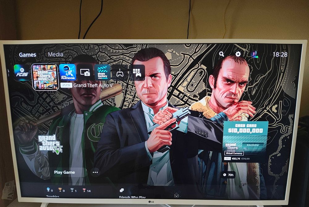 PlayStation 5 Slim Digital Edition 1TB + GTA V, Astro Bot и FC 26 | Гаранция