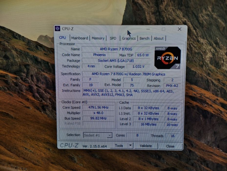 Ryzen 7 8700g + Asus Prime b650 plus + cooler