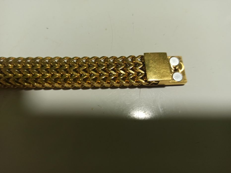 Новый шикарный мужской браслет от давления с цирконием