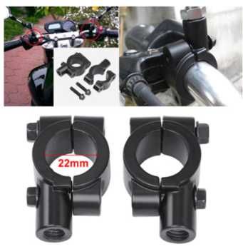 Suporti oglinzi moto pt ghidon de 22 mm, pret/2 buc