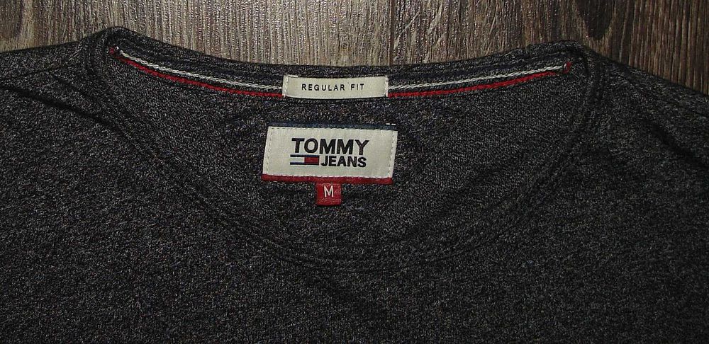 Tricou TOMMY HILFIGER JEANS, Marimea M, Gri, Autentic/Original