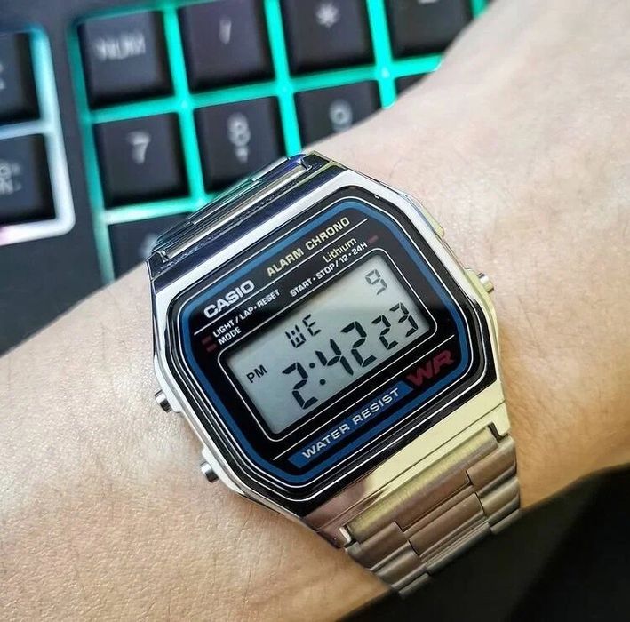 АКЦИЯ CASIO A158WA Old Money soat klassika Часы Касио Классика