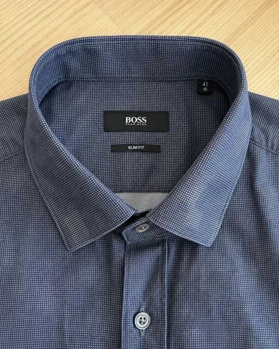 Cămașă Hugo Boss Slim Fit – mărimea L 100% bumbac