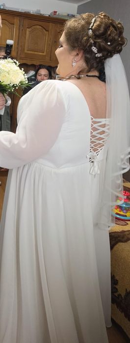 Rochie de mireara SH marime mare ajustabila