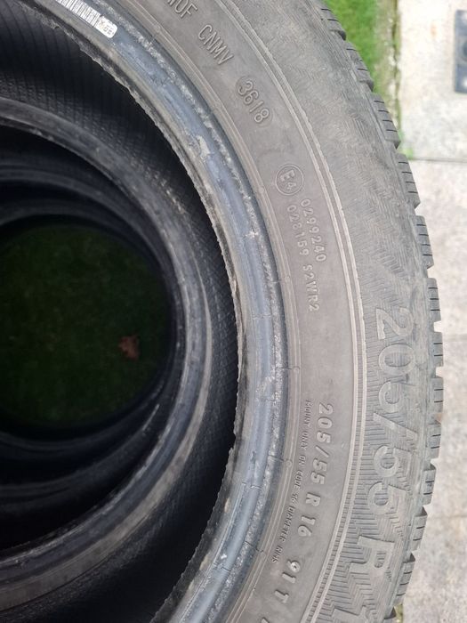 Продавам четири броя гуми 205/55 /16  Т