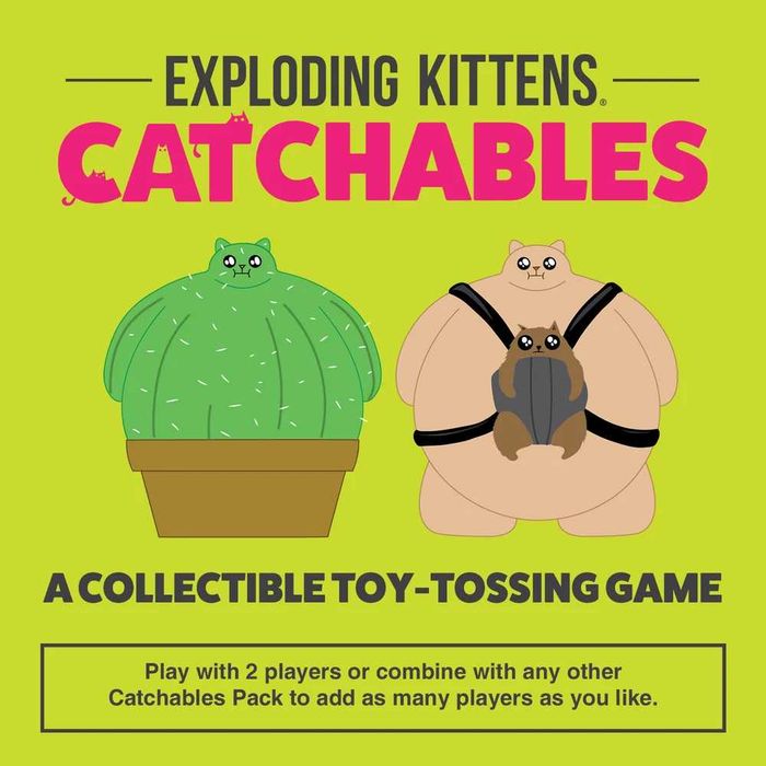 Настолна игра карти Експлодиращи котета Exploding Kittens Catchables 2