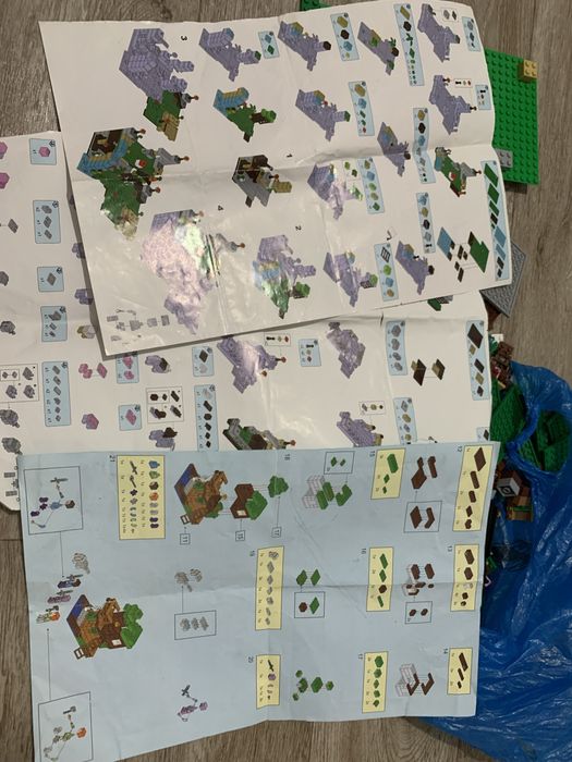 Лего Майнкрафт 1208 деталей