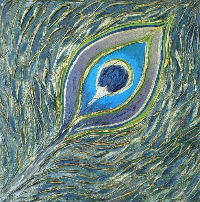 Срочно.Продаётся картина  фактура паста на холсте