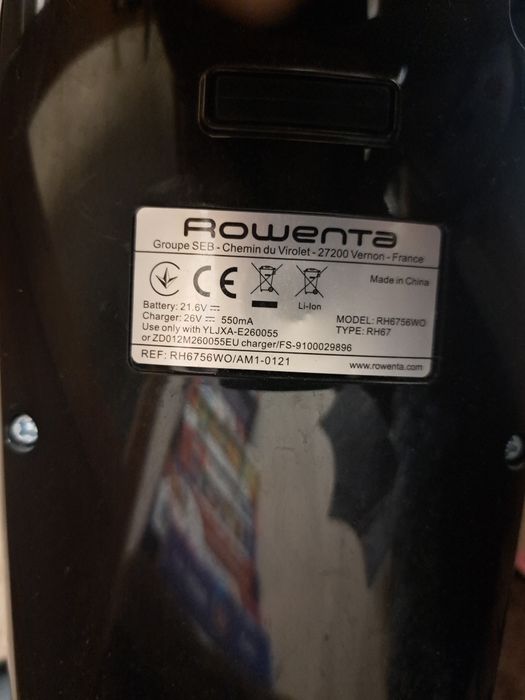 Вертикална прахосмукачка 2в1 Rowenta RH6756WO,