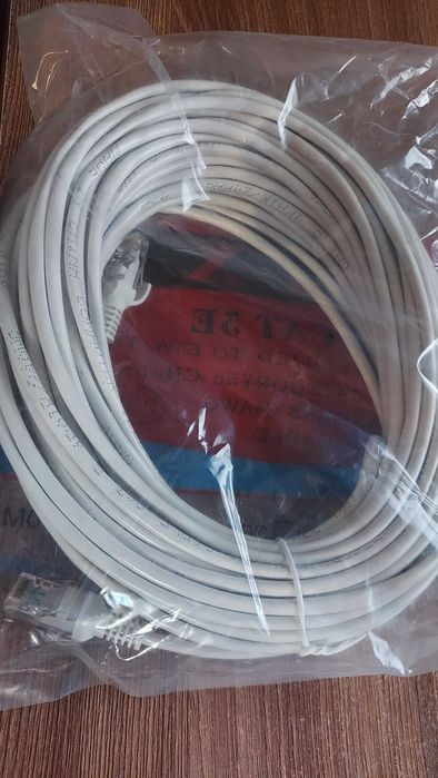 UTP лан кабели и преходники для интернета новые в упаковках