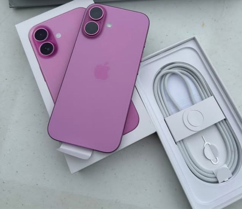 iPhone 16 Roz • ca NOu • 96% Bateria