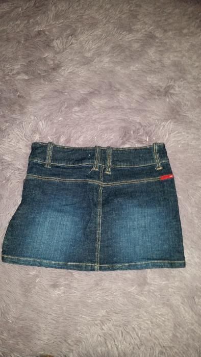 Къса дънкова пола