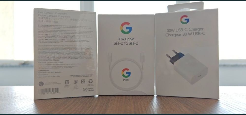 Cablu google usb c to c pixel 9,8,7, 6  1m 3A merg cu 30w și 45w