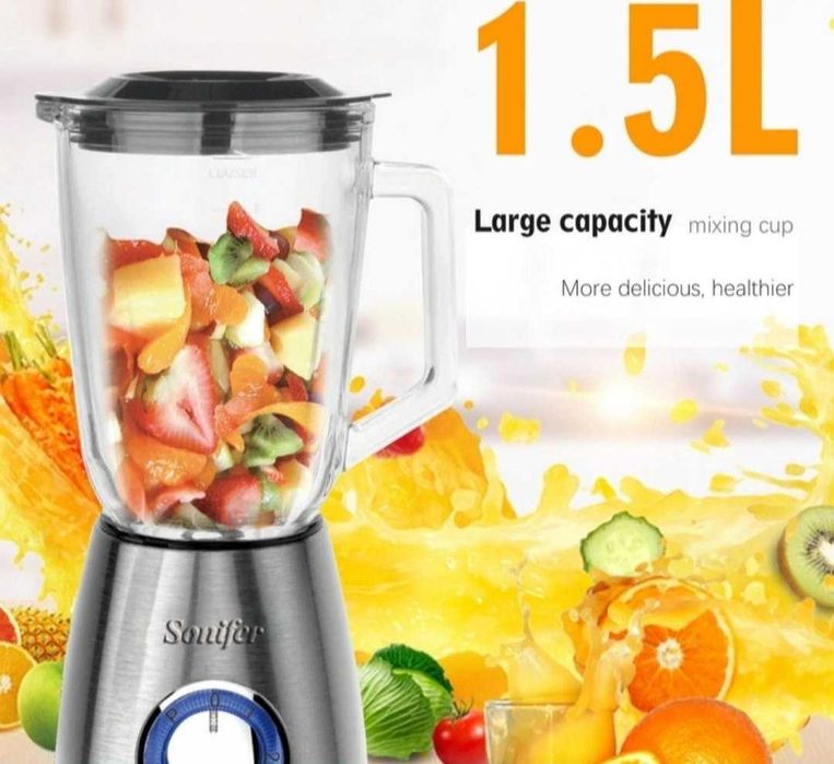 Sonifer 2в1 Блендер кофемолка блендир бледнр blender sf-8015 blendr