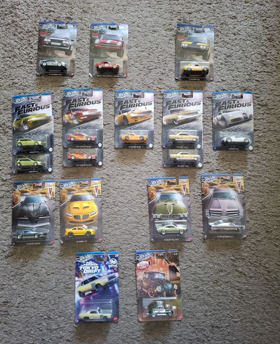 Hot wheels колички - различни видове