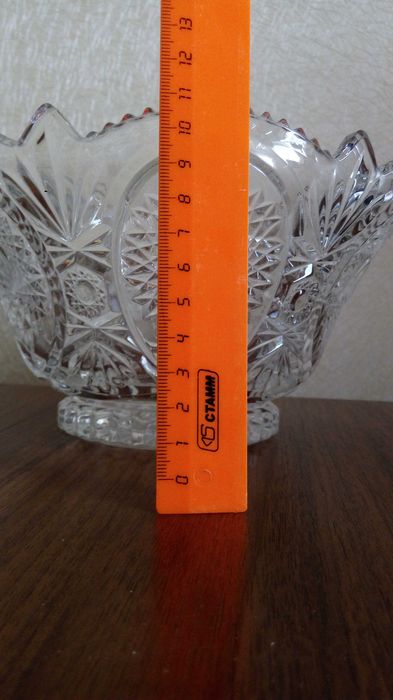 1 пара стеклянных чаш новая