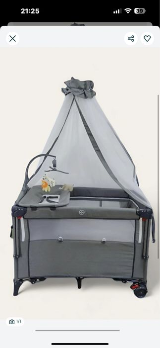 Детская кроватка-манеж