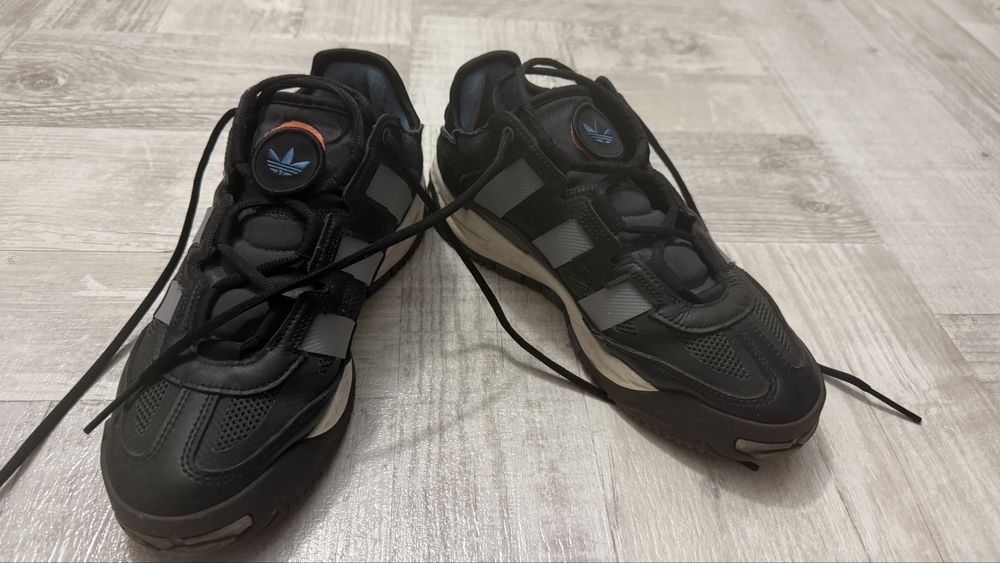 Adidas niteball sneakers low negru