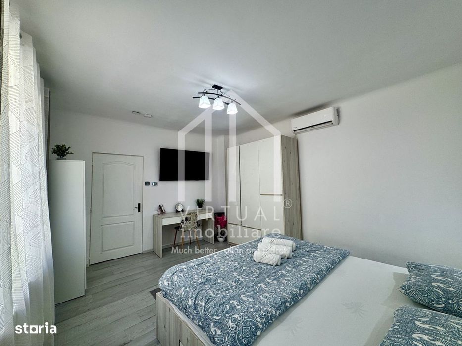 Garsoniera la casa cu curte privata, 28mp utili + curt privata 90mp — fotografia 3